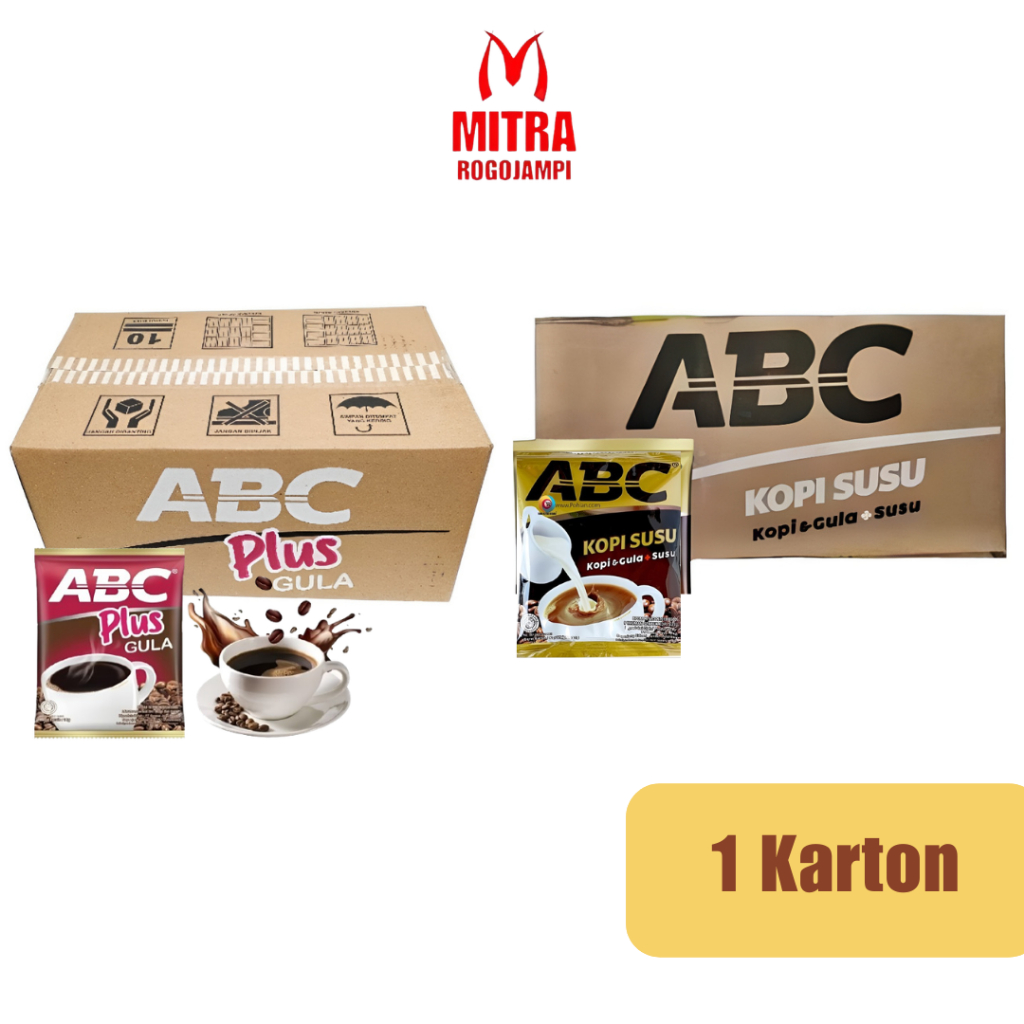 [1DOS] Kopi ABC Bubuk Sachet Kemasan Dus  | ABC plus | ABC Susu