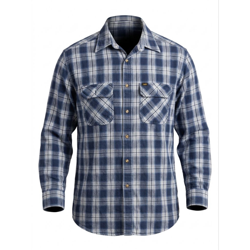Kemeja Flannel Lee bekas/second/pl/preloved, cowboy style, kemeja flannel, america americana style