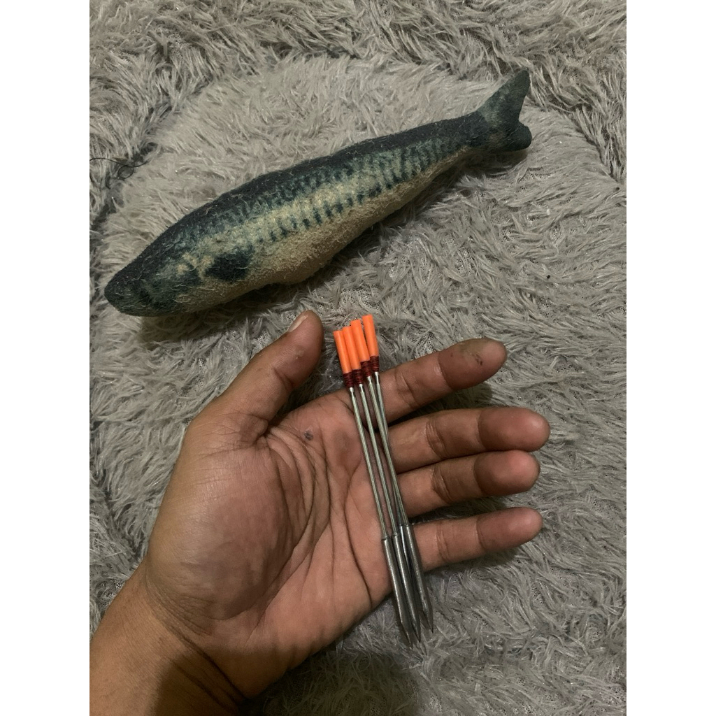 Paket Perlengkapan Mancing Mata Paser Ikan 4mm isi 10 pcs