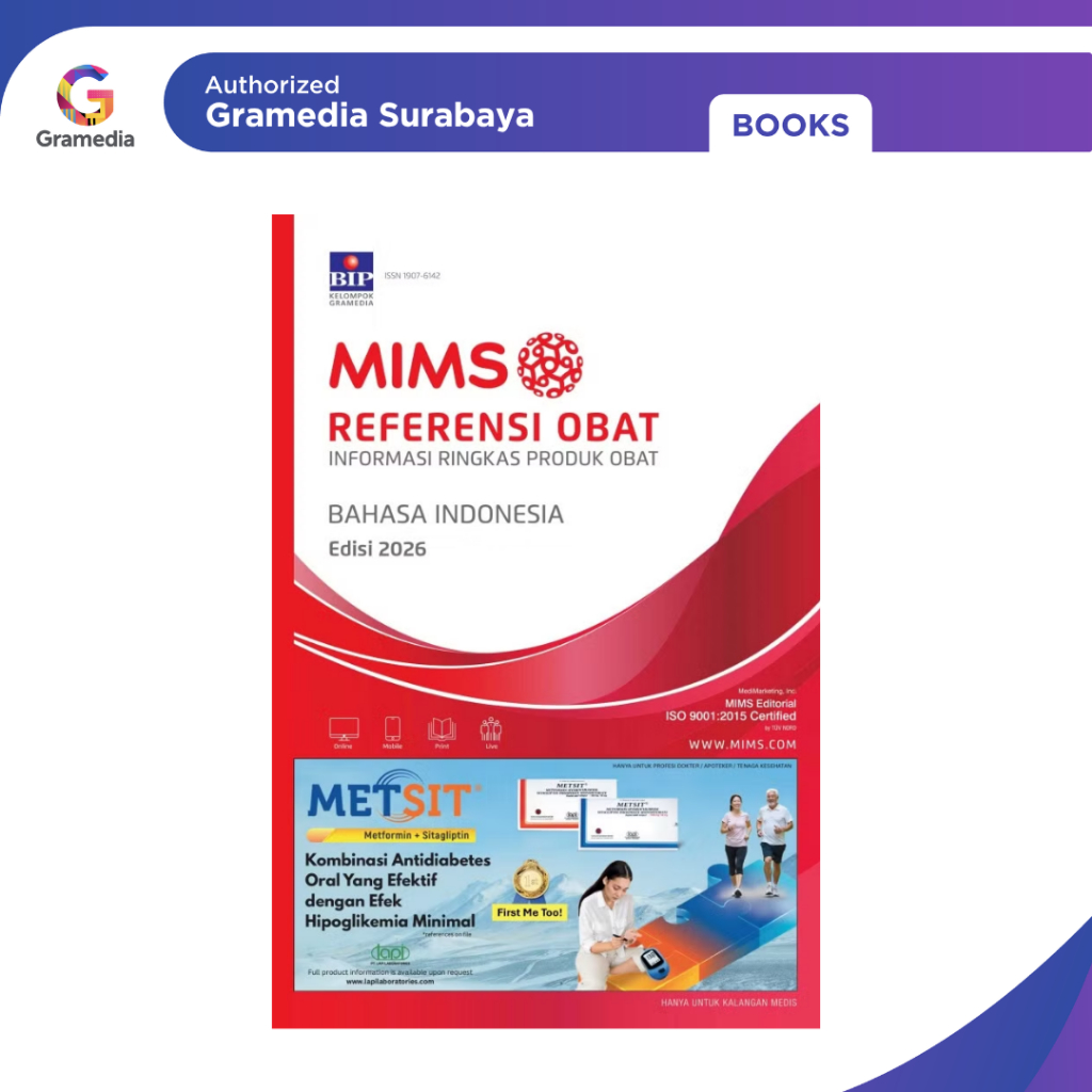 Gramedia Surabaya - MIMS REFERENSI OBAT BAHASA INDONESIA EDISI 2026