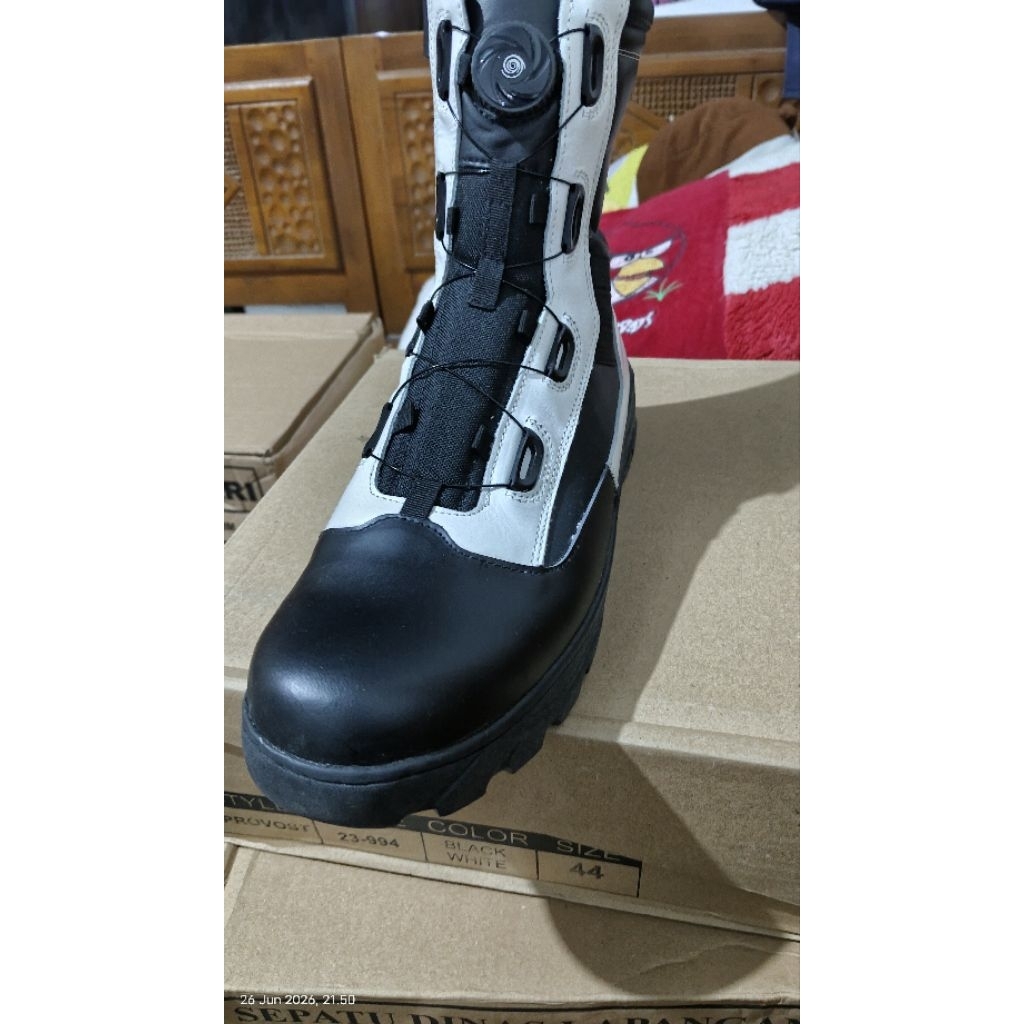 Sepatu PDL Tali Putar Provost Jatah Pembagian Polri