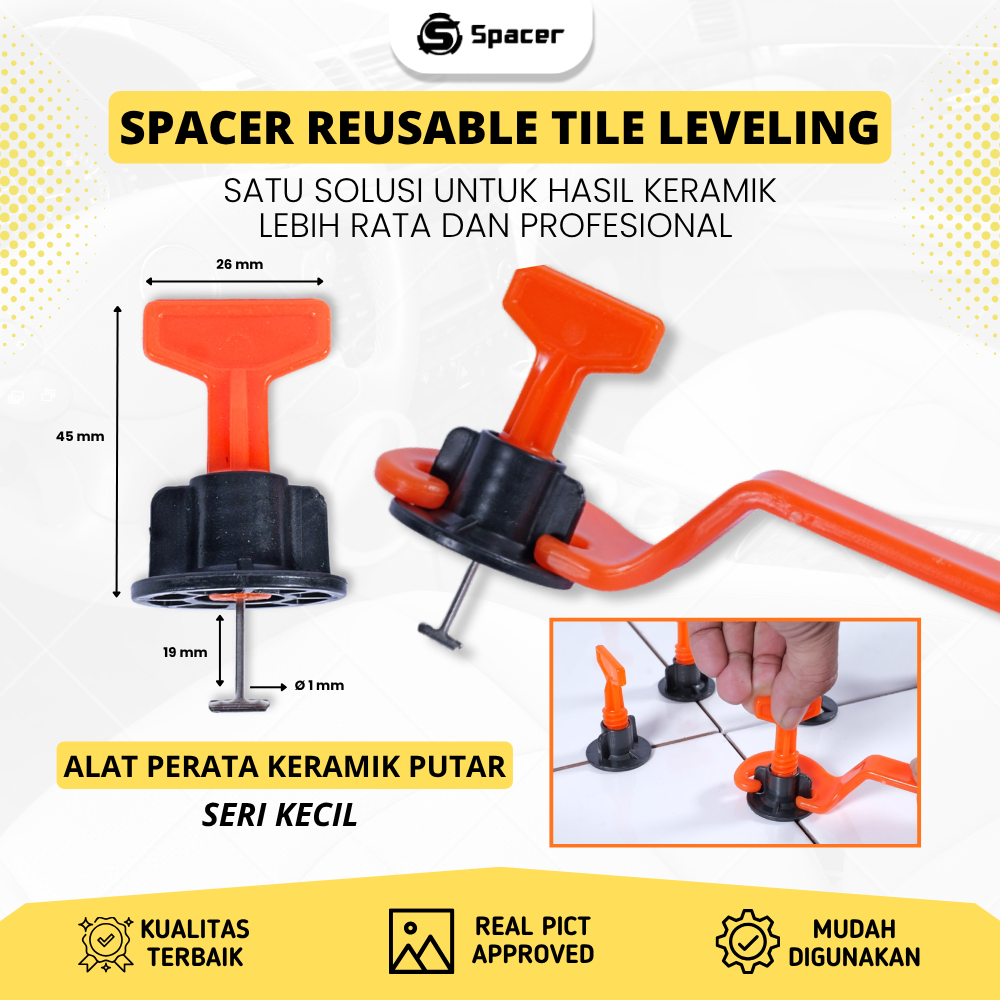 RTL-K Alat Perata Keramik Seri Kecil Reusable Tile Leveling
