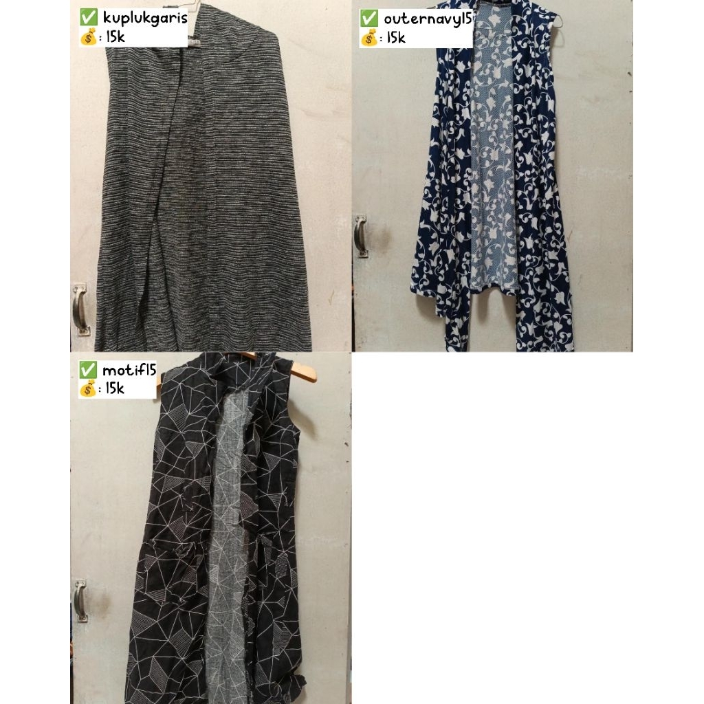 PRELOVED SLEEVELESS OUTER