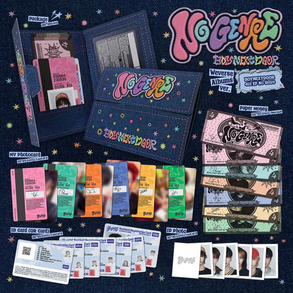 album NO GENRE Wevers unsealed gongforz taesan and leehan