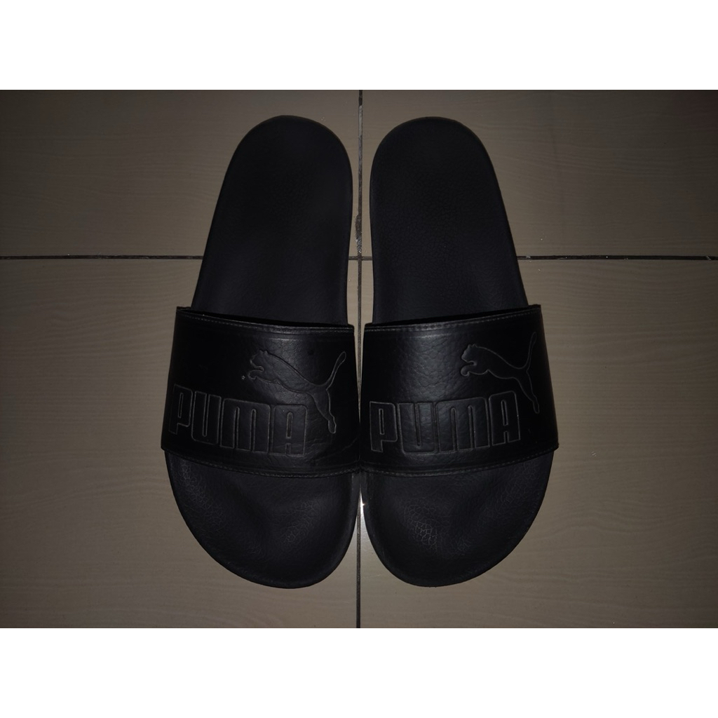 (PRELOVED) PUMA Sandal Leadcat Slide Puma Black-Puma Black