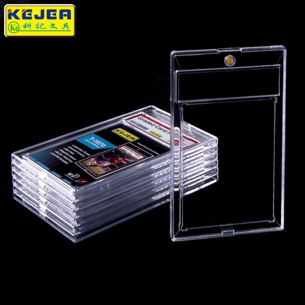 KEJEA Slab Card Pokemon / Magnetik Graded Card Holder Premium Anti UV