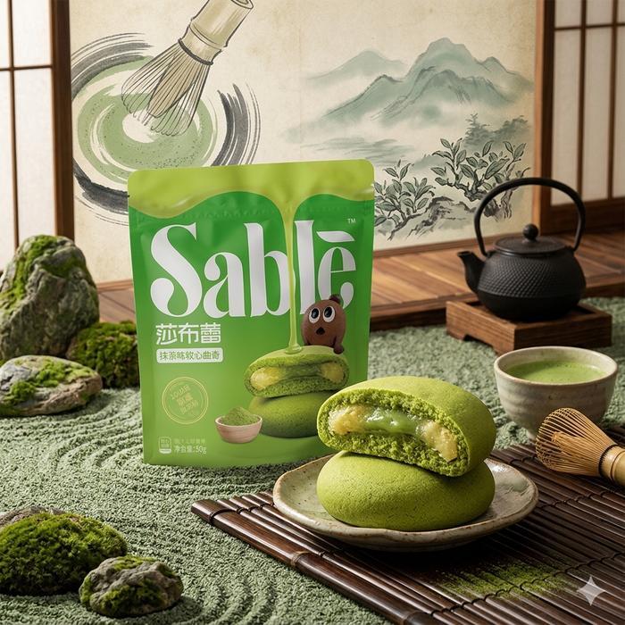 NARAYA SABLE COOKIES MATCHA FLAVOUR 50GR