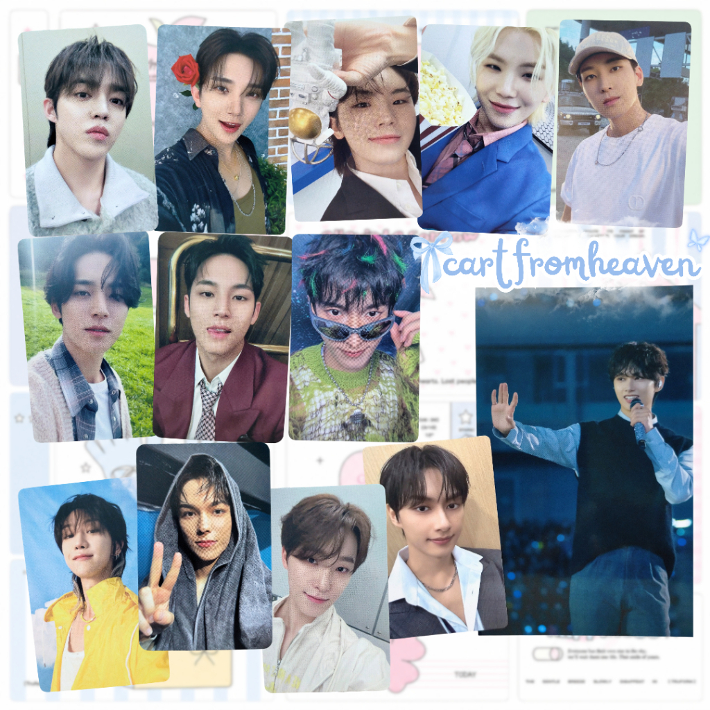 (Clearance Sale - UPDATE) SEVENTEEN Official Photocard Scoups Joshua Jun Wonwoo Woozi DK Mingyu The8
