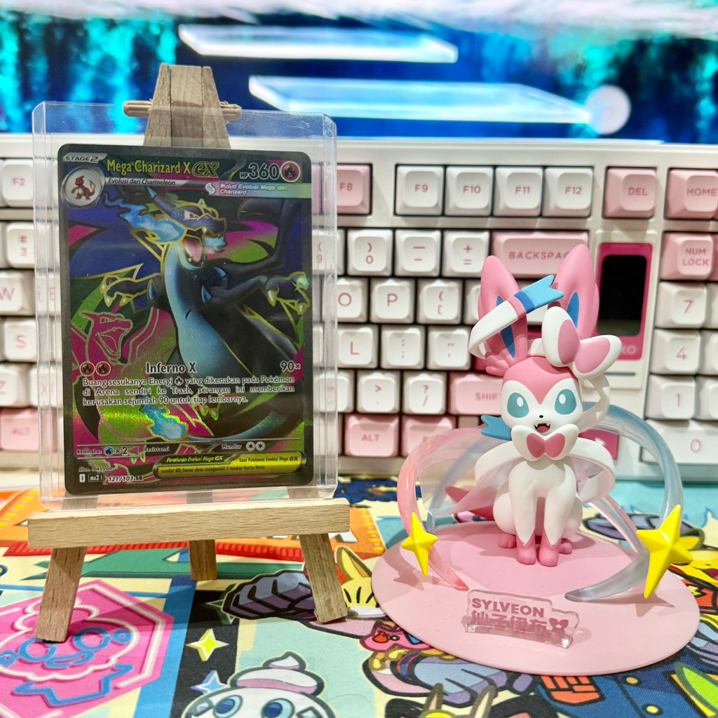 Mega Charizard X ex SR 121/103 Indonesian – Pokemon TCG