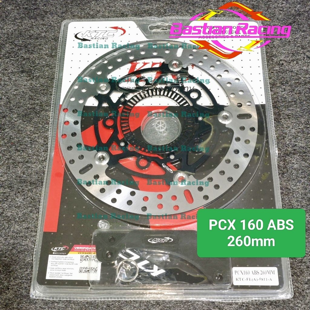PIRINGAN CAKRAM DEPAN PCX 160 ABS 260MM KTC ORIGINAL FULL CNC PCX 160 ABS ORIGINAL KTC CAKRAM DEPAN 