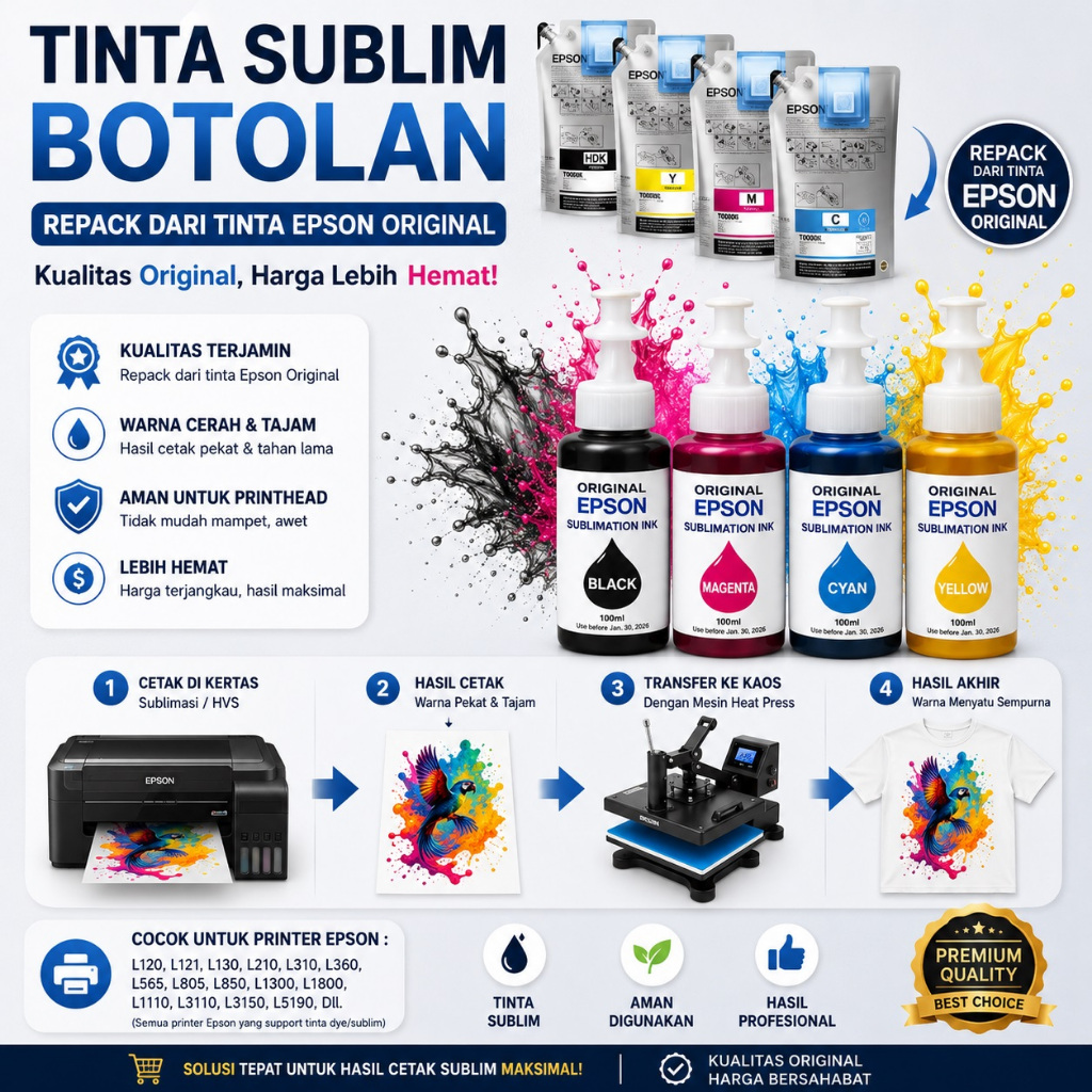 Tinta Sublim EPSON Original