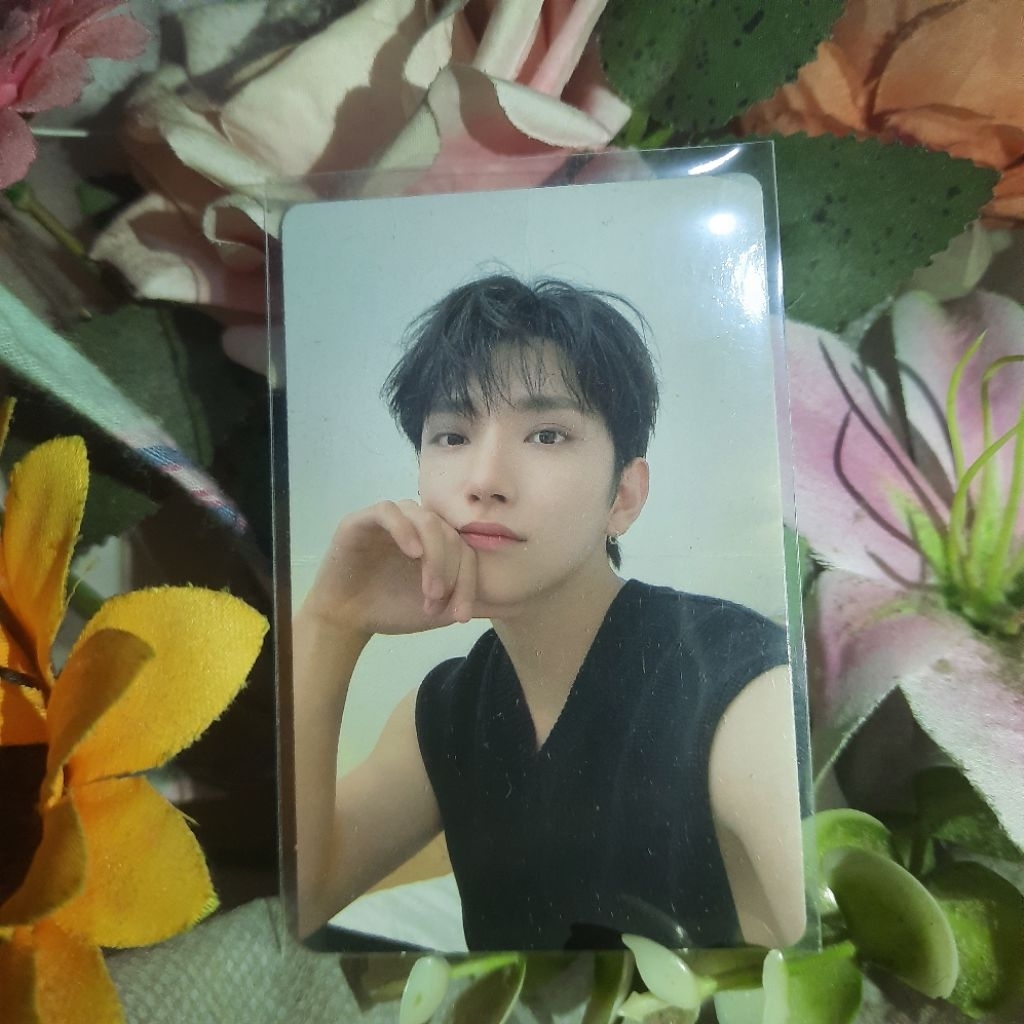 photocard joshua seventeen topang dagu attacca op 1
