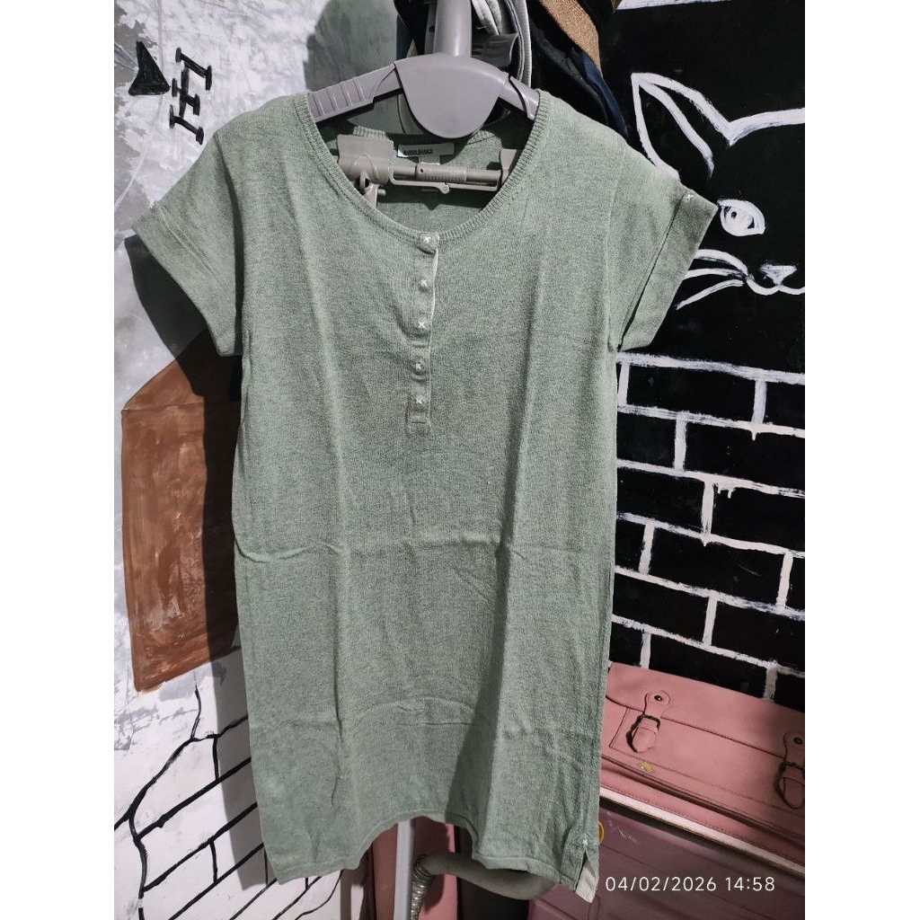 Dress Mangga Knitted LD 88 PJ 80 / Size S