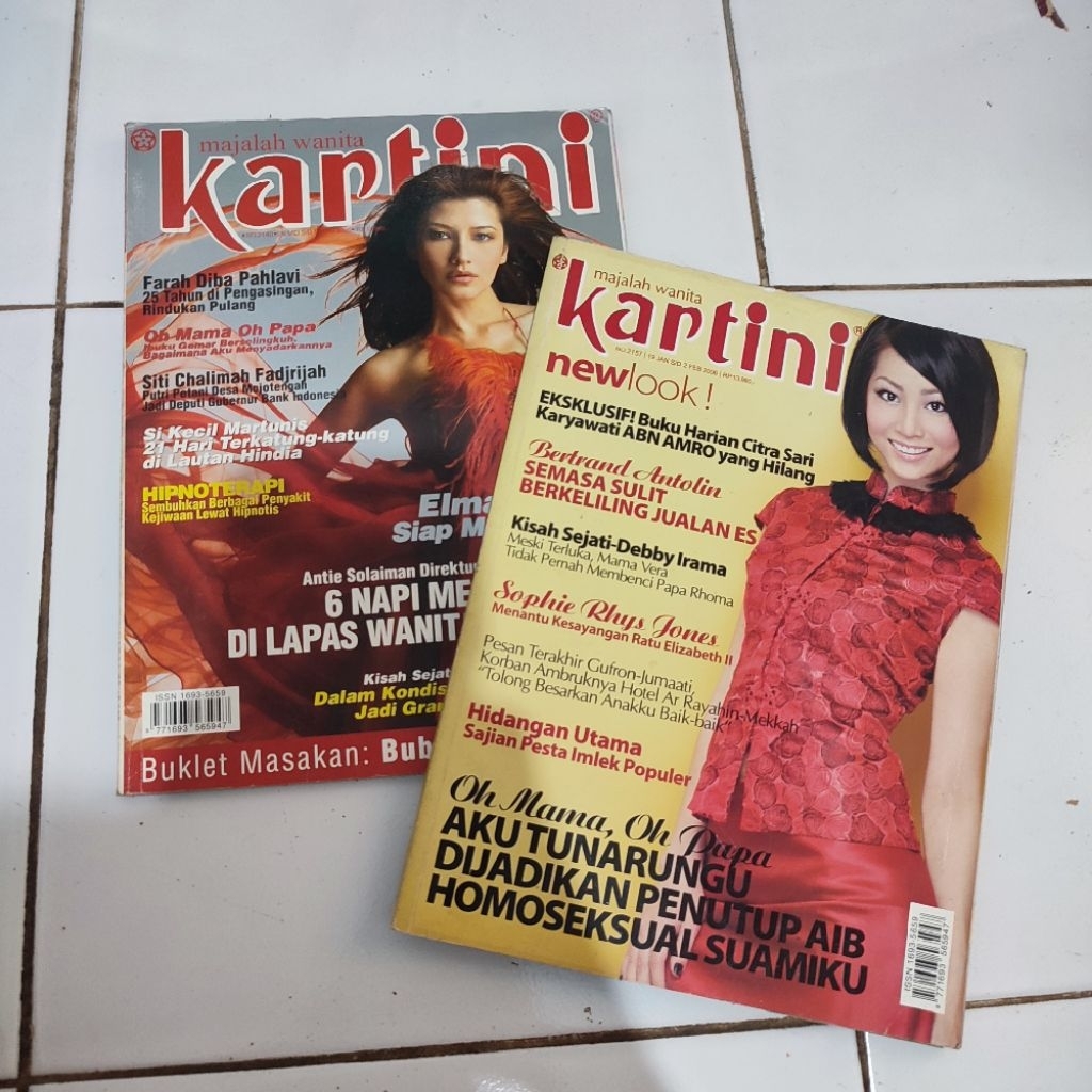1 SET DAPAT 2 MAJALAH KARTINI JADUL TAHUN 2005-2006