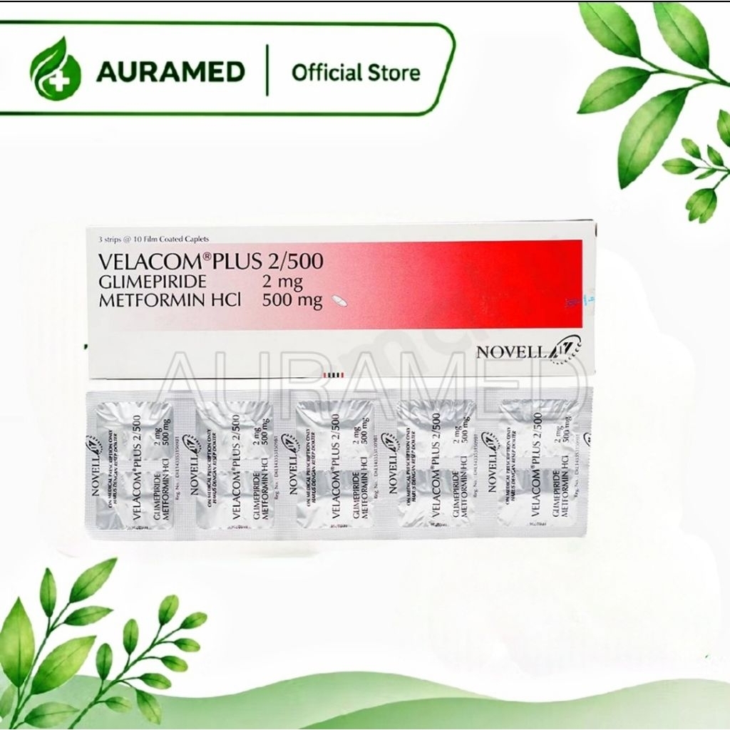 VELACOM PLUS 2/500MG PERBOX ISI 30 TABLET