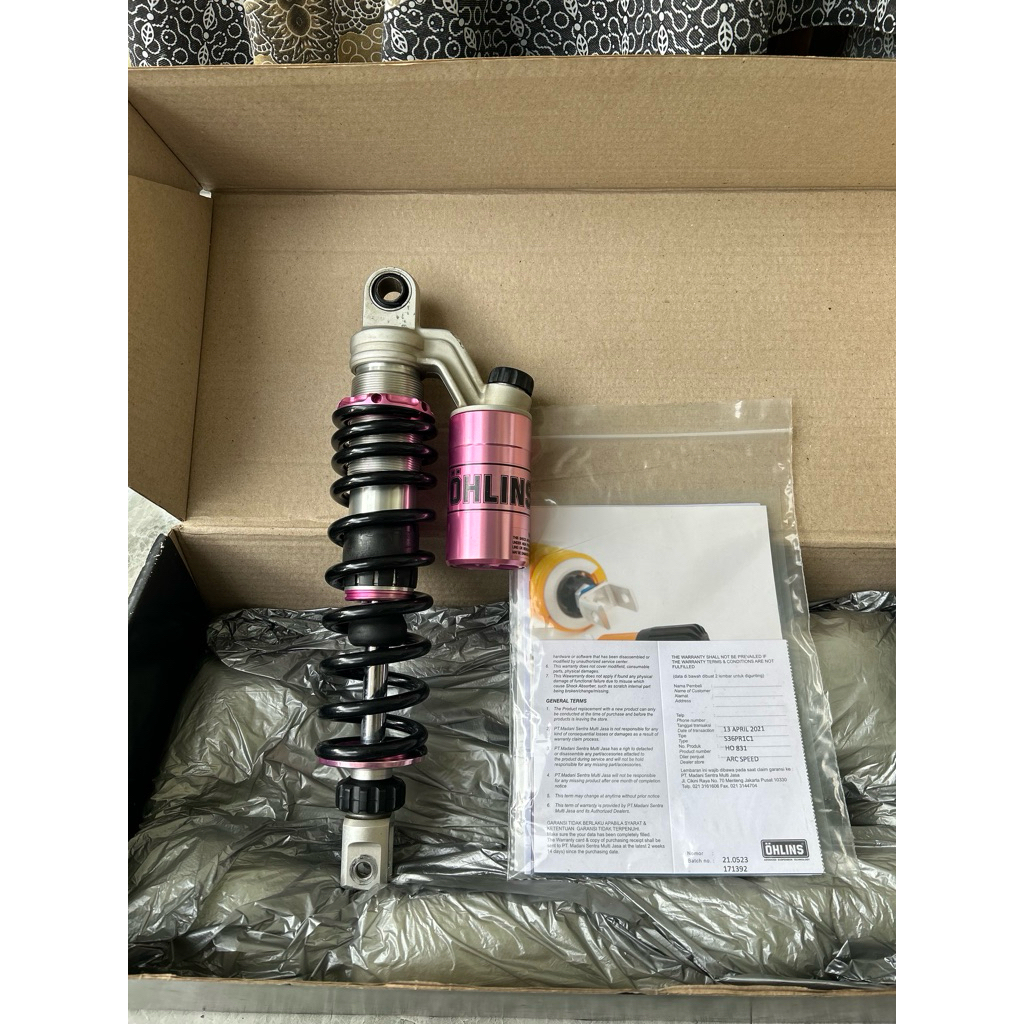 ohlins Ho831 Vario anodize pink 2ND second