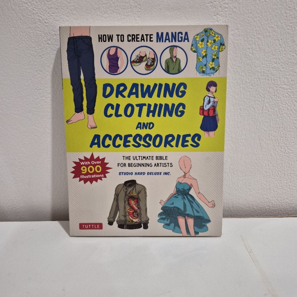 [PRELOVED] ORIGINAL ENGLISH BOOK How to Create Manga Drawing Clothing and Accessories Tutorial Mengg