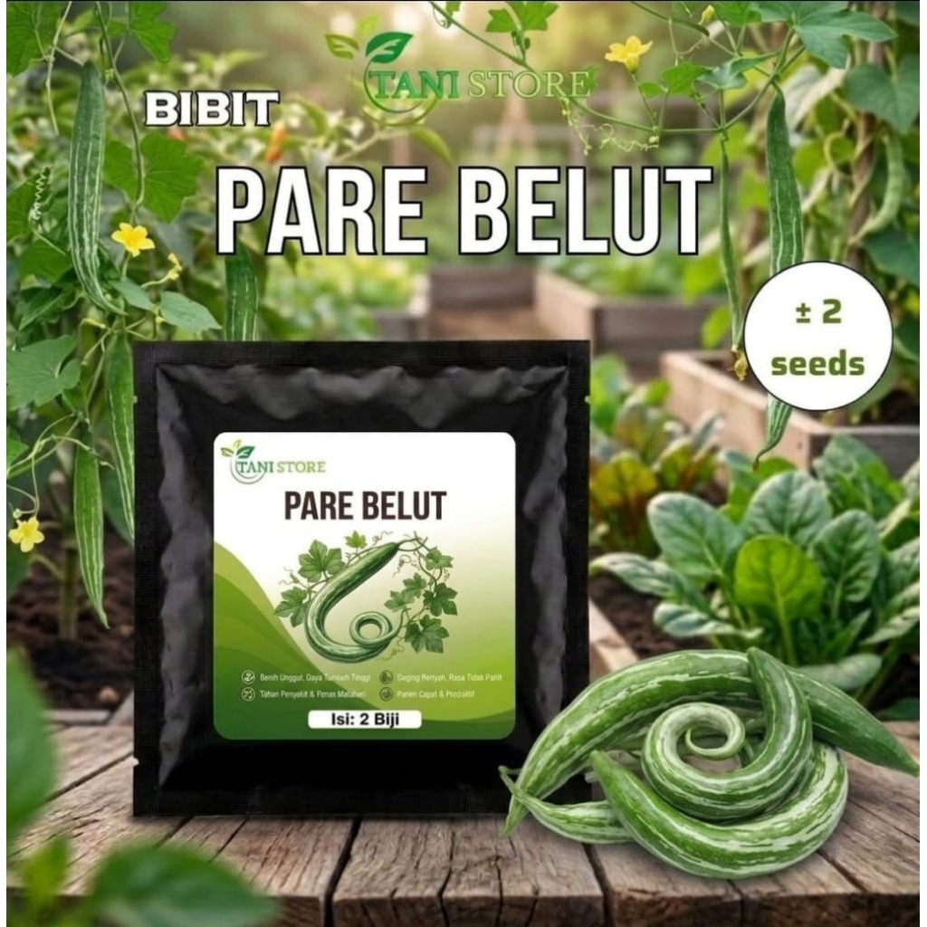 Bibit Benih Pare Belut Unggul Berkualitas