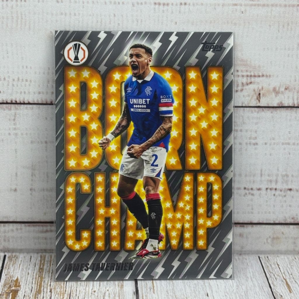 Kartu Bola Tavernier Born Champ Rangers Topps Original