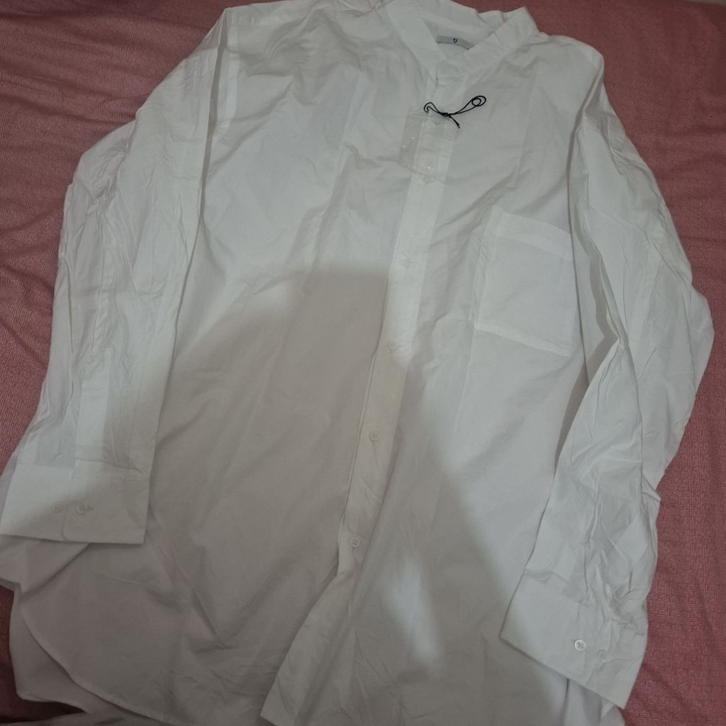JIL SANDER X UNIQLO +J Kemeja pria big size XXL