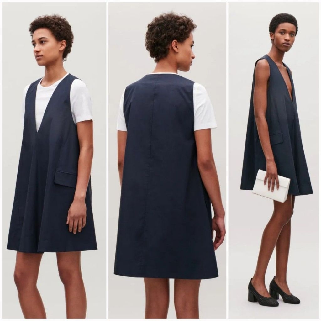 COS navy dress