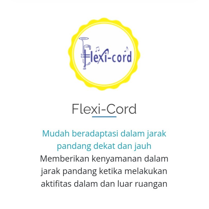 LENSA PROGRESSIVE FLEXI CORD ANTI REFLEKSI RADIASI UV DOMAS ORI