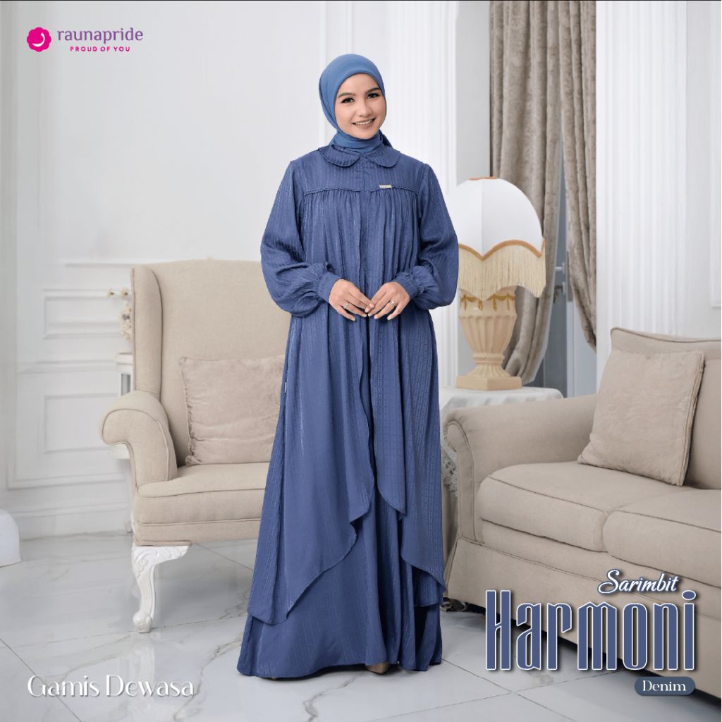 GAMIS RAUNA RGF HARMONI, RGF HARMONI RAUNA, GAMIS HARMONI RAUNA, GAMIS PUTIH PREMIUM, GAMIS PUTIH RA