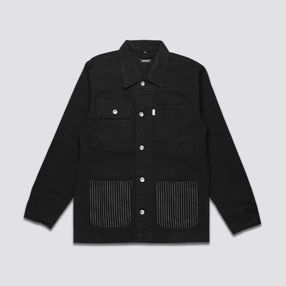 Mischief Denim  - Quiver Chore Jacket Black