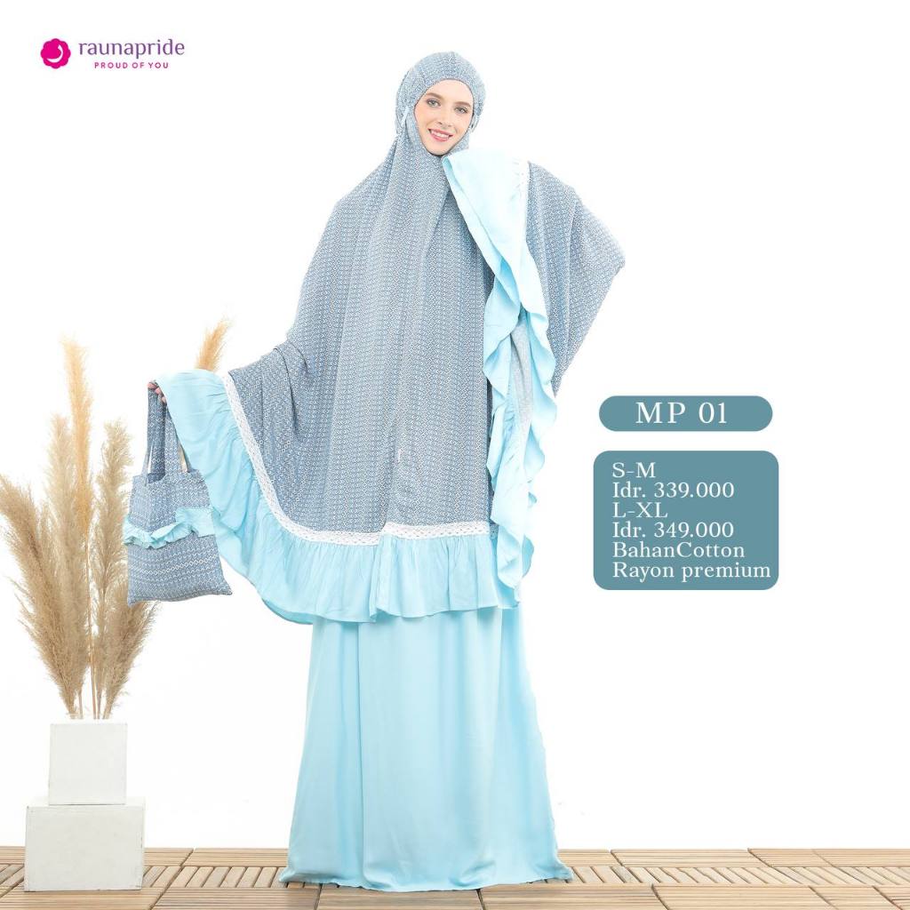 Rauna Pride Mukena Dewasa 01 02 03 Premium