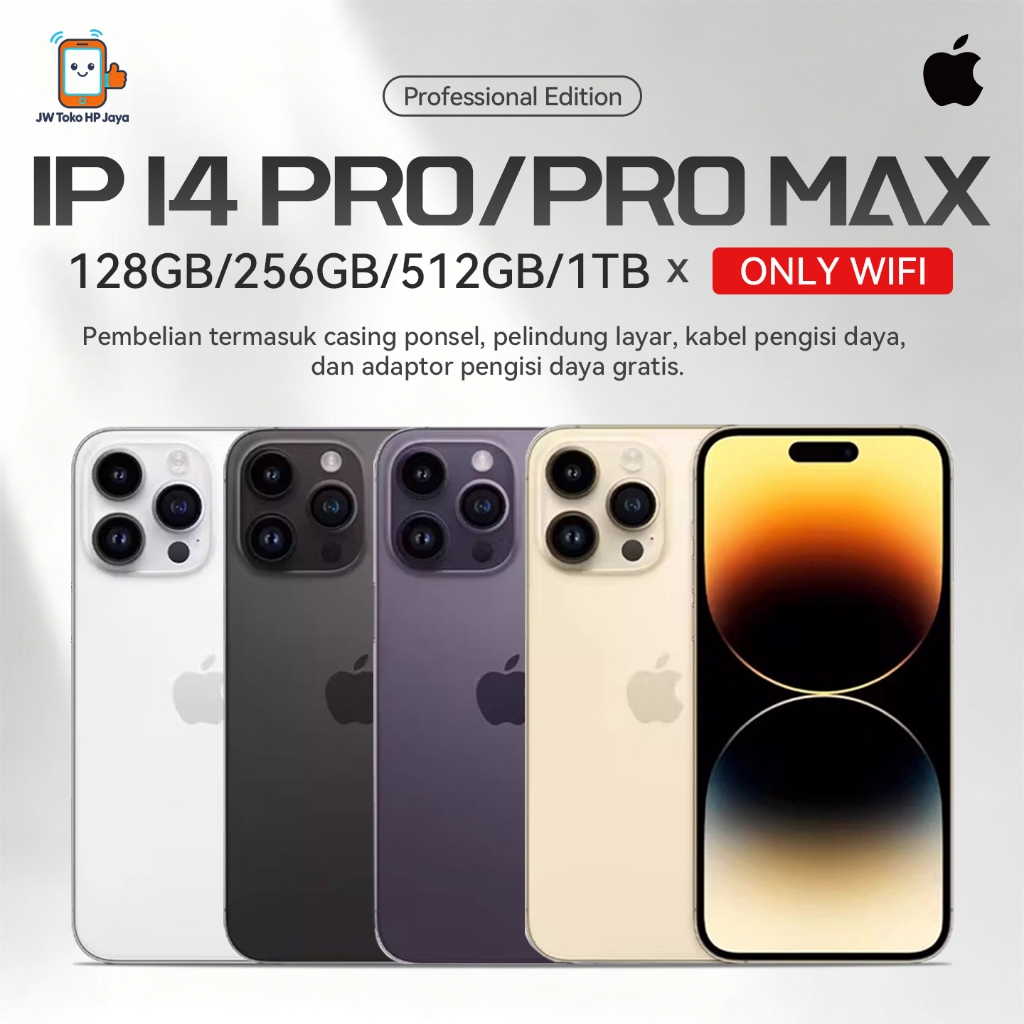 Professional Edition IPhone 14 Pro/14ProMax Only Wifi 128GB/256GB/512GB/1TB 6.1inches/6.7inches Seco