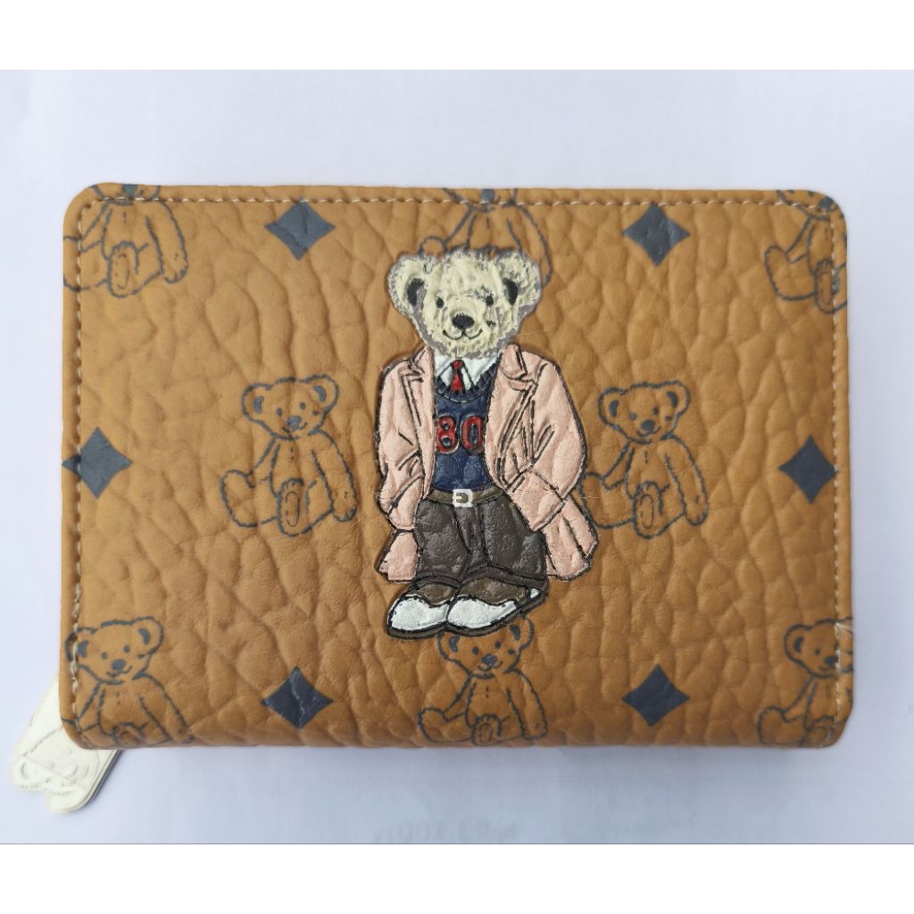 CHATELAIN--DOMPET FASHION  WANITA LIPAT---MILK TEDDY JAPAN -- DCH. 405520