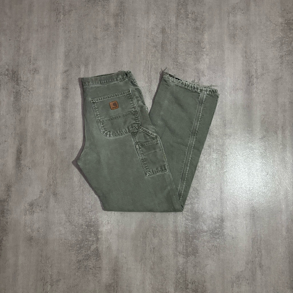 C0243 Long Pant Carhartt Carpenter Moss Green