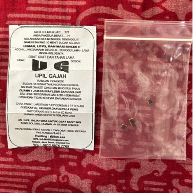 UPIL GAJAH ASLI *PENGIRIMAN DIPRIVASI*