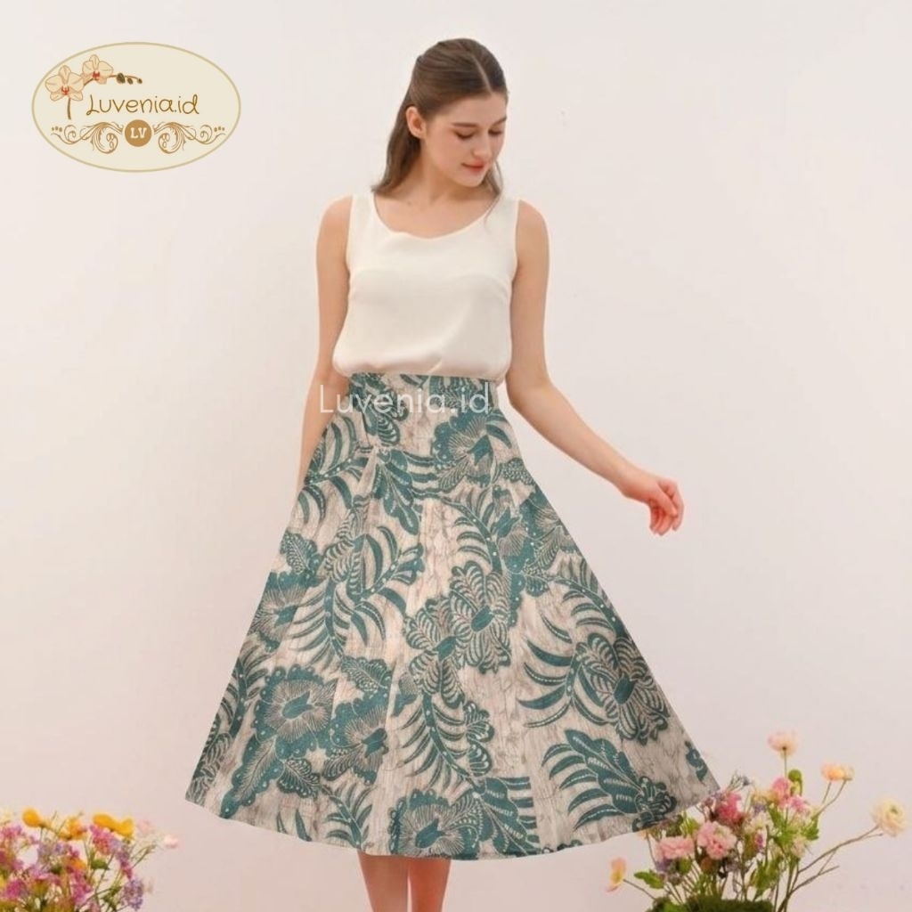 Rok Batik Wanita 291 BHK - Batik Modern / Batik Wanita / Rok Batik / Batik Couple / Seragam Batik