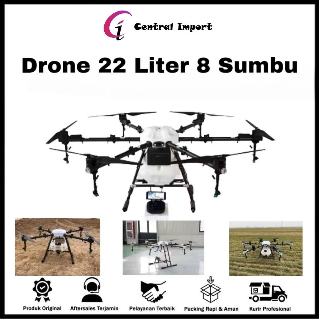 TYI agriculture Drone 22 Liter 8 Axis - Drone Pertanian perkebunan - Drone Sprayer