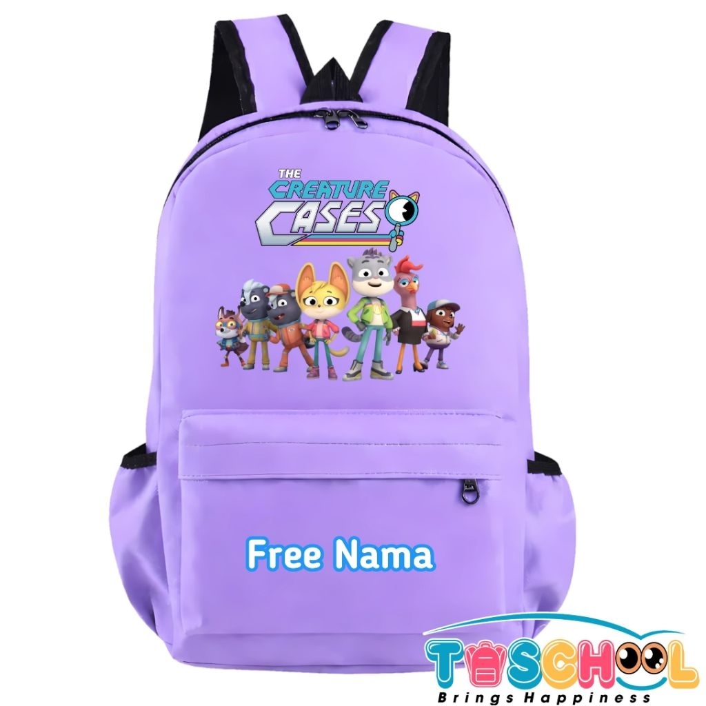 TAS RANSEL ANAK KARAKTER THE CREATURE CASES FREE NAMA