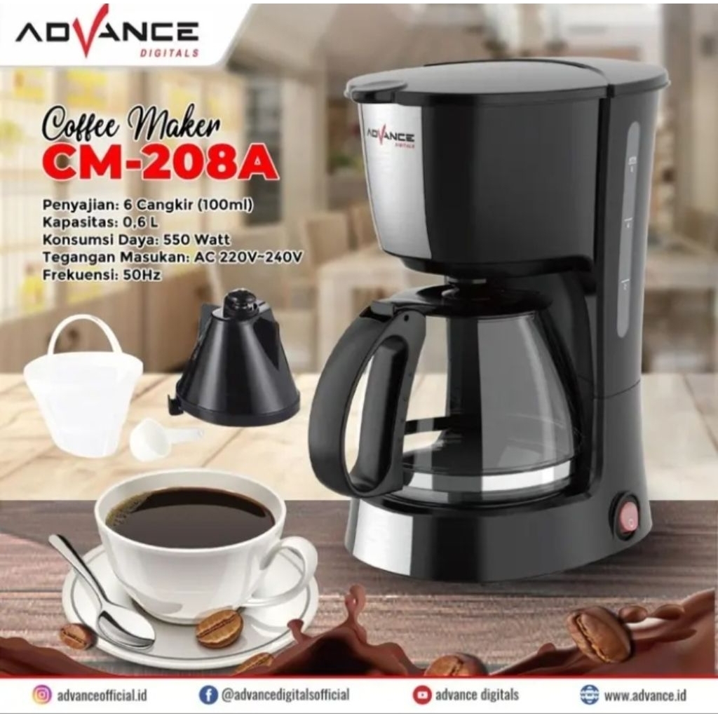 Coffee Maker Advance CM-208A Mesin Kopi Advance CM208A