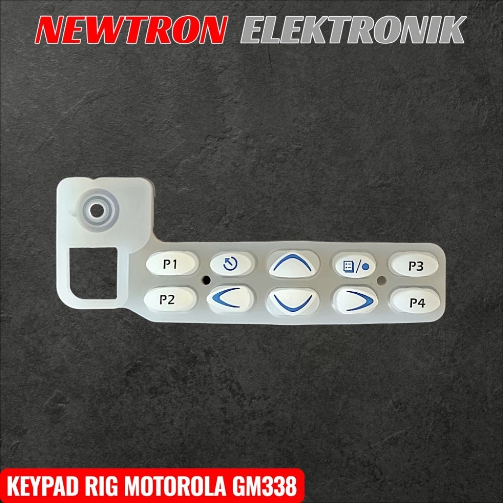 Keypad Rig Motorola GM338 GM 338 Karet Tombol CPU Display