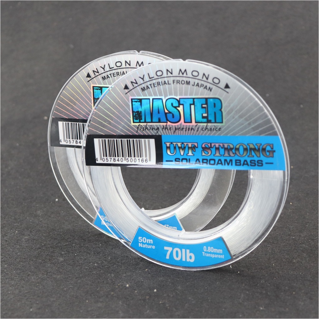 MASTER Senar Shock Leader Pancing Nylon Mono & Flurocarbon 10Lb - 100Lb Anti Kriting