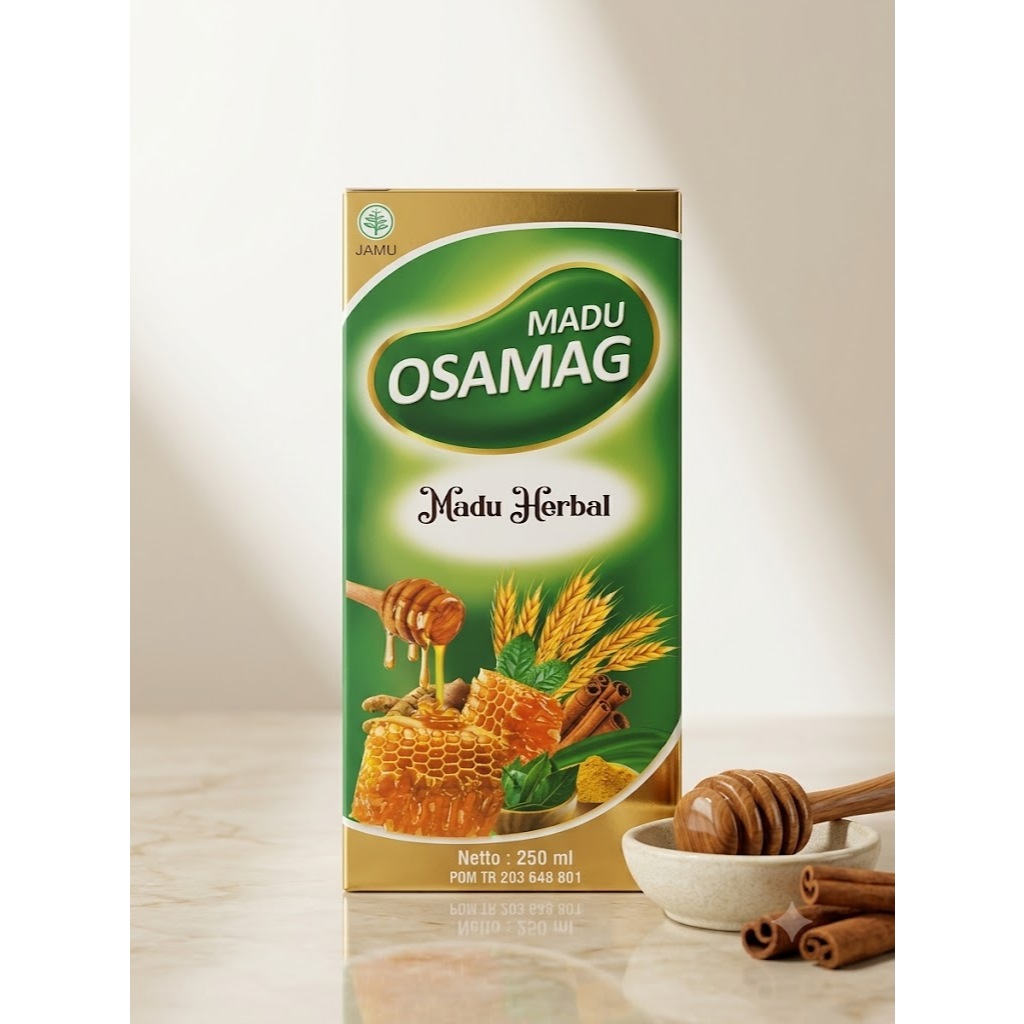 MADU OSAMAG | MADU HERBAL MAG DAN ASAM LAMBUNG 250 ML