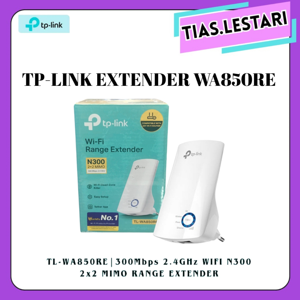 TP-LINK EXTENDER WA850RE 300Mbps - tplink wa850re repeater wifi