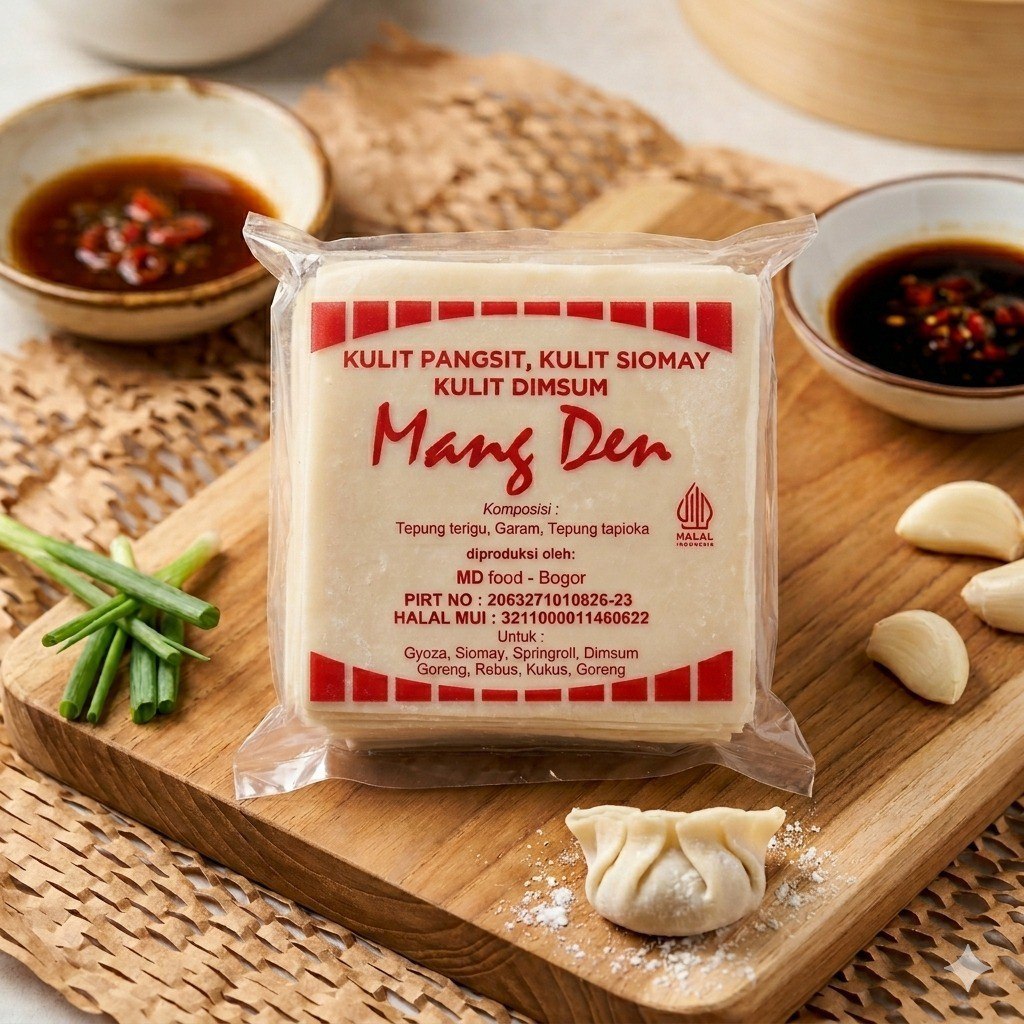 Kulit Pangsit Mentah Rebus/Goreng Tipis Anti sobek Halal