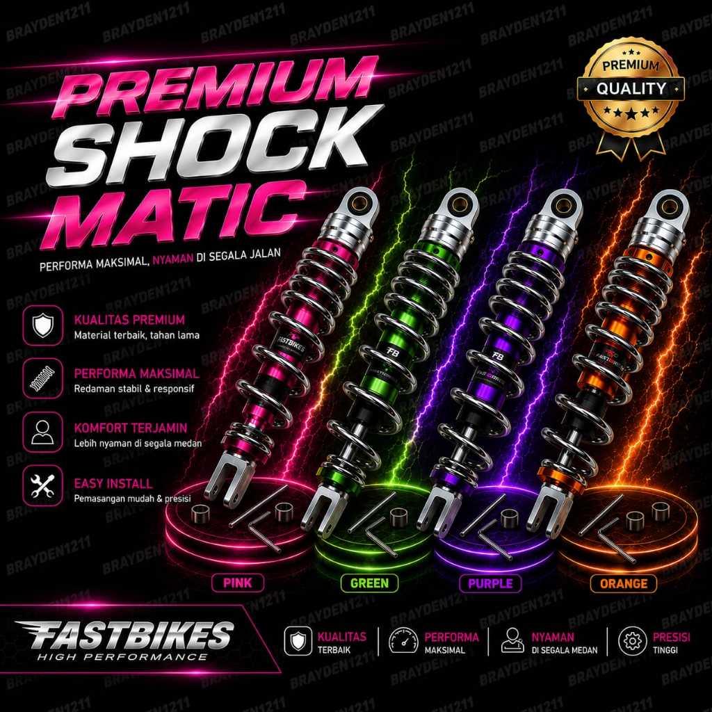 KTC SHOCK BREAKER MATIC / shock KTC matic /SHOCKBREAKER MATIC BELAKANG MIO VARIO BEAT SCOOPY FINo