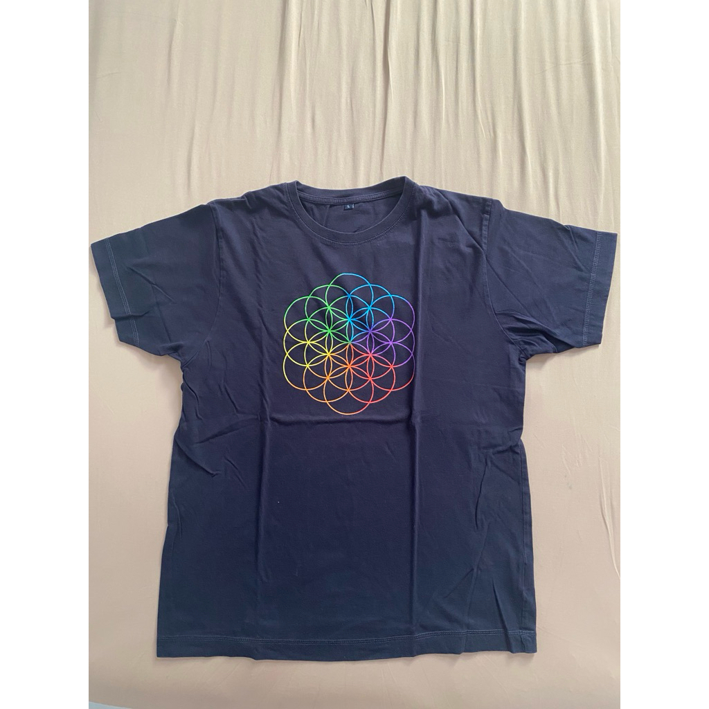 Baju Band Tshirt pakaian kaos preloved coldplay cas thebeatles original official merchandise