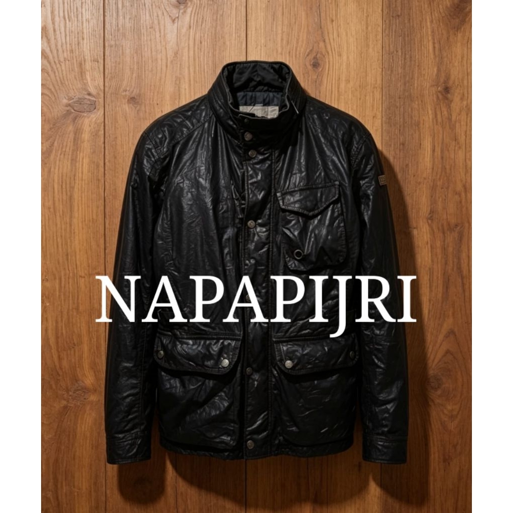 napapijri jaket coated second bekas preloved