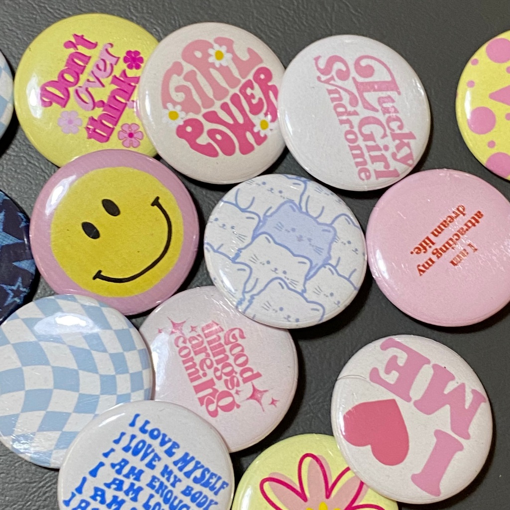 [kstuffind] CUSTOM PIN UKURAN 25MM GLOSSY FINISH PIN BROS CUSTOM GAMBAR