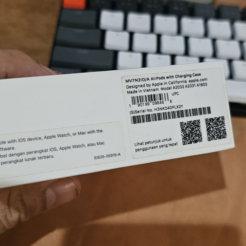 apple airpods gen 2 KIRI LEFT ex ibox