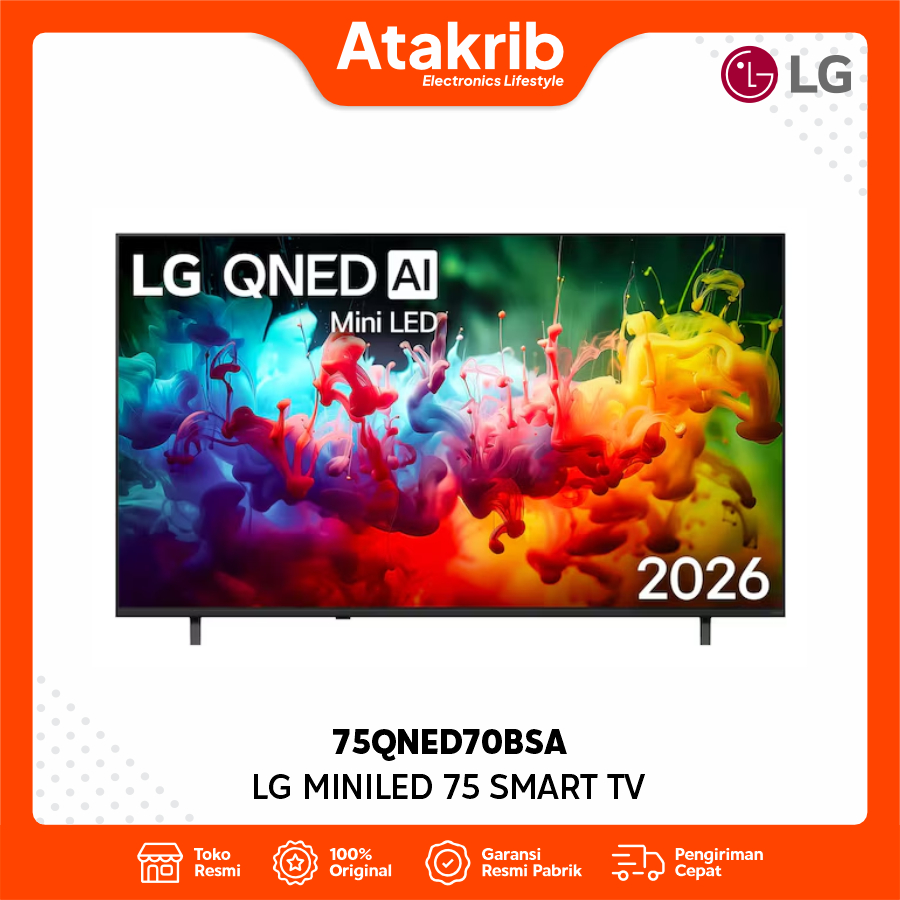 LG LED 75 75QNED70BSA QNED AI QNED70 Mini LED 4K Smart TV 2026