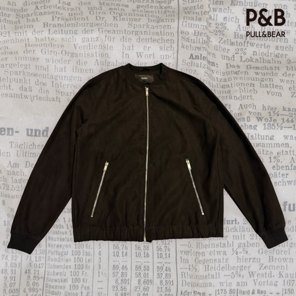 preloved / second jacket pull&bear black (cek deskripsi)