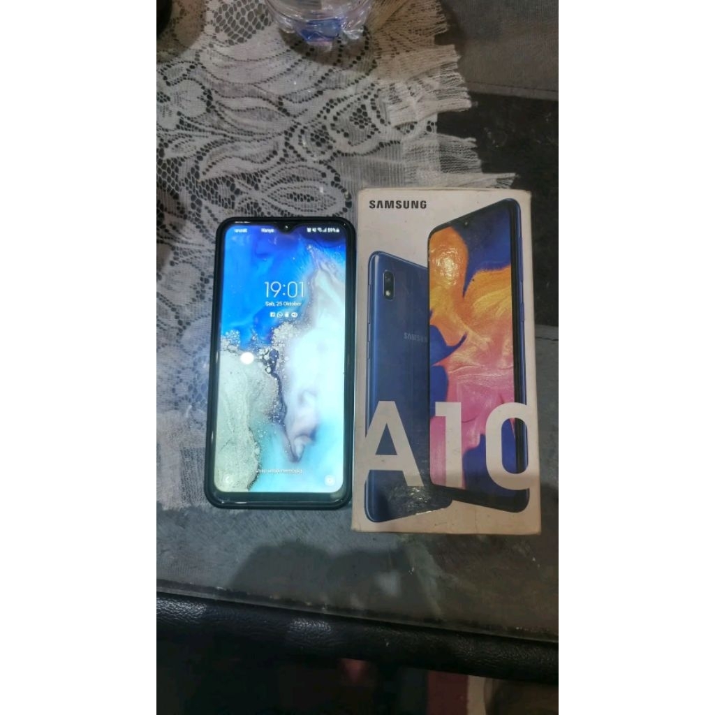 Promo 6.6 sale Handphone second Samsung a10 second original resmi garansi free acc